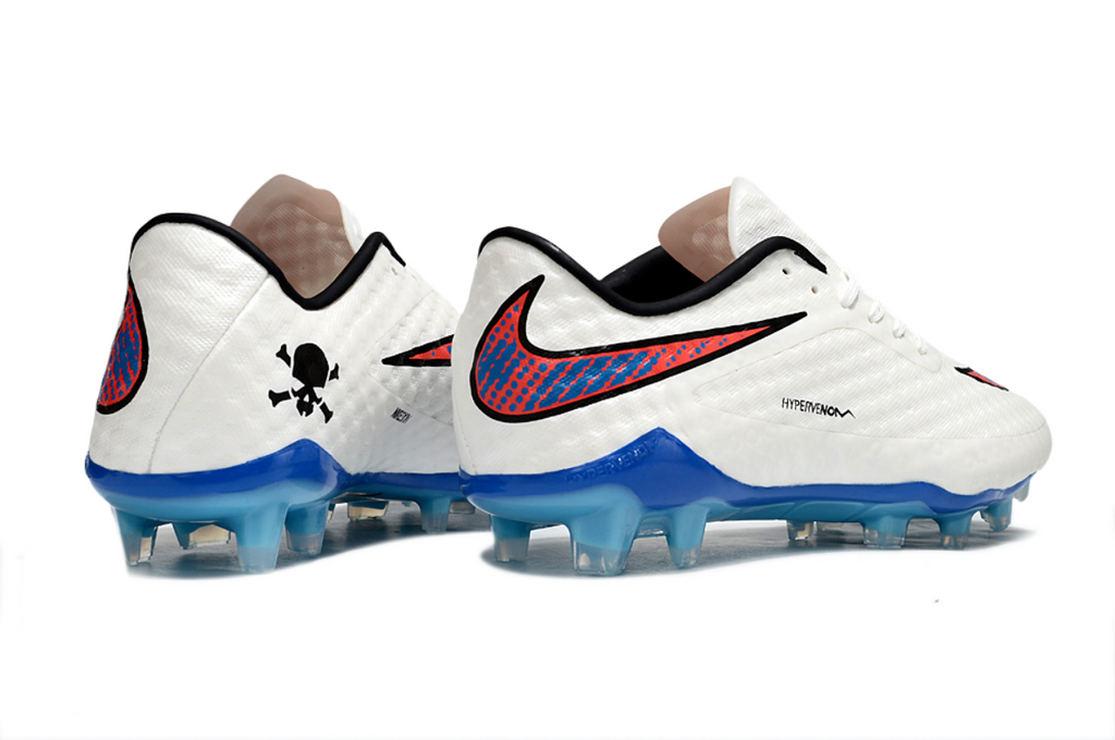 Hypervenom Regen Elite FG - White/Blue Lagoon