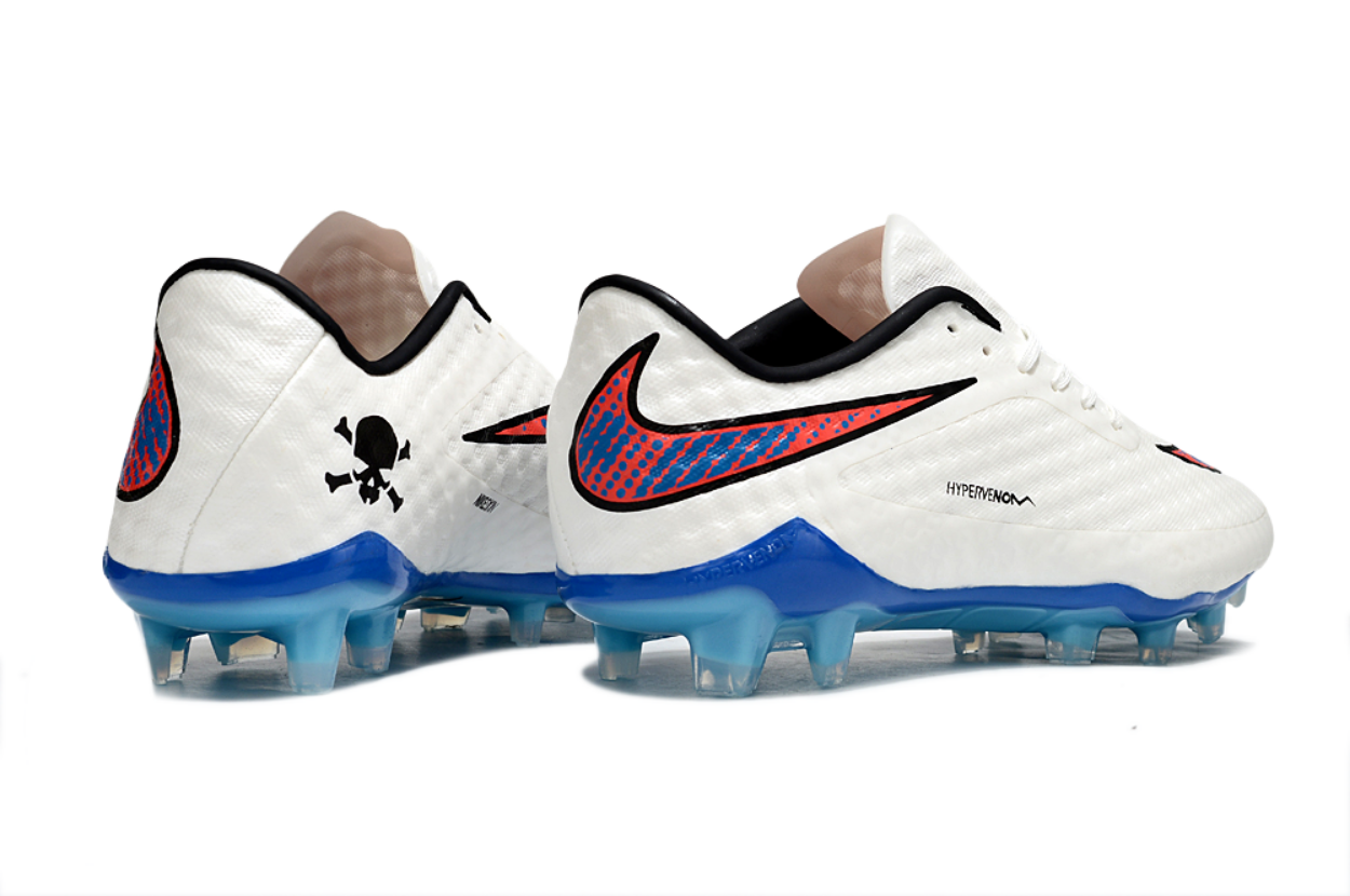 Hypervenom Regen Elite FG - White/Blue Lagoon