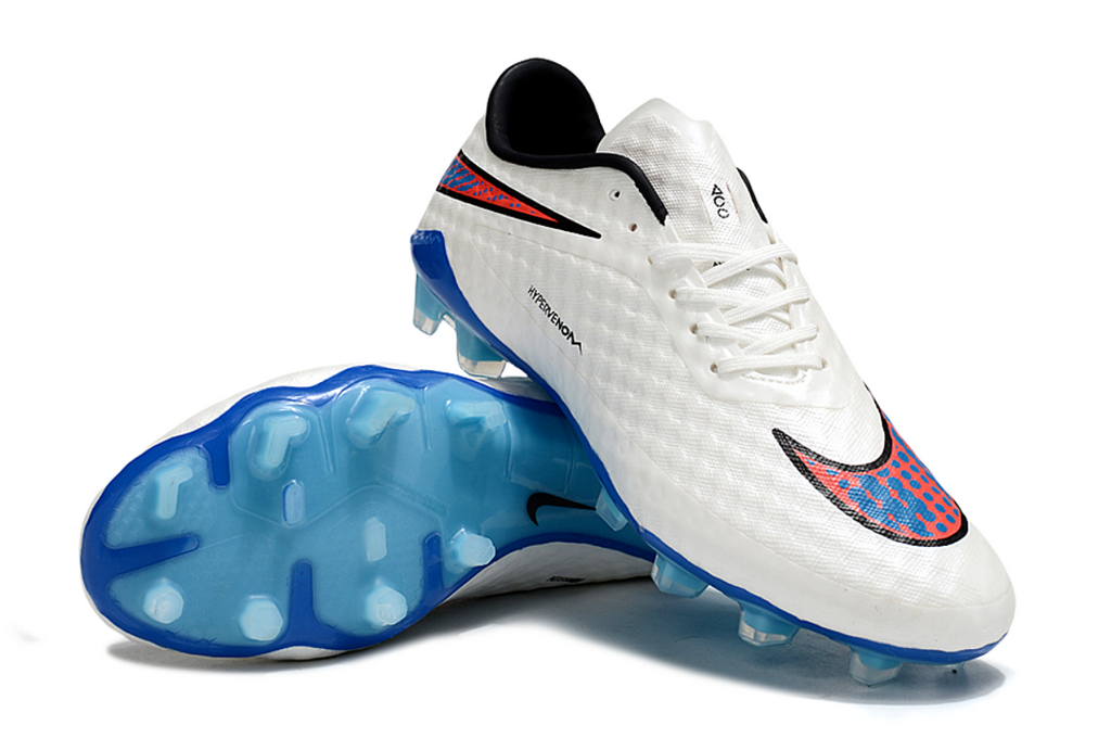 Hypervenom Regen Elite FG - White/Blue Lagoon