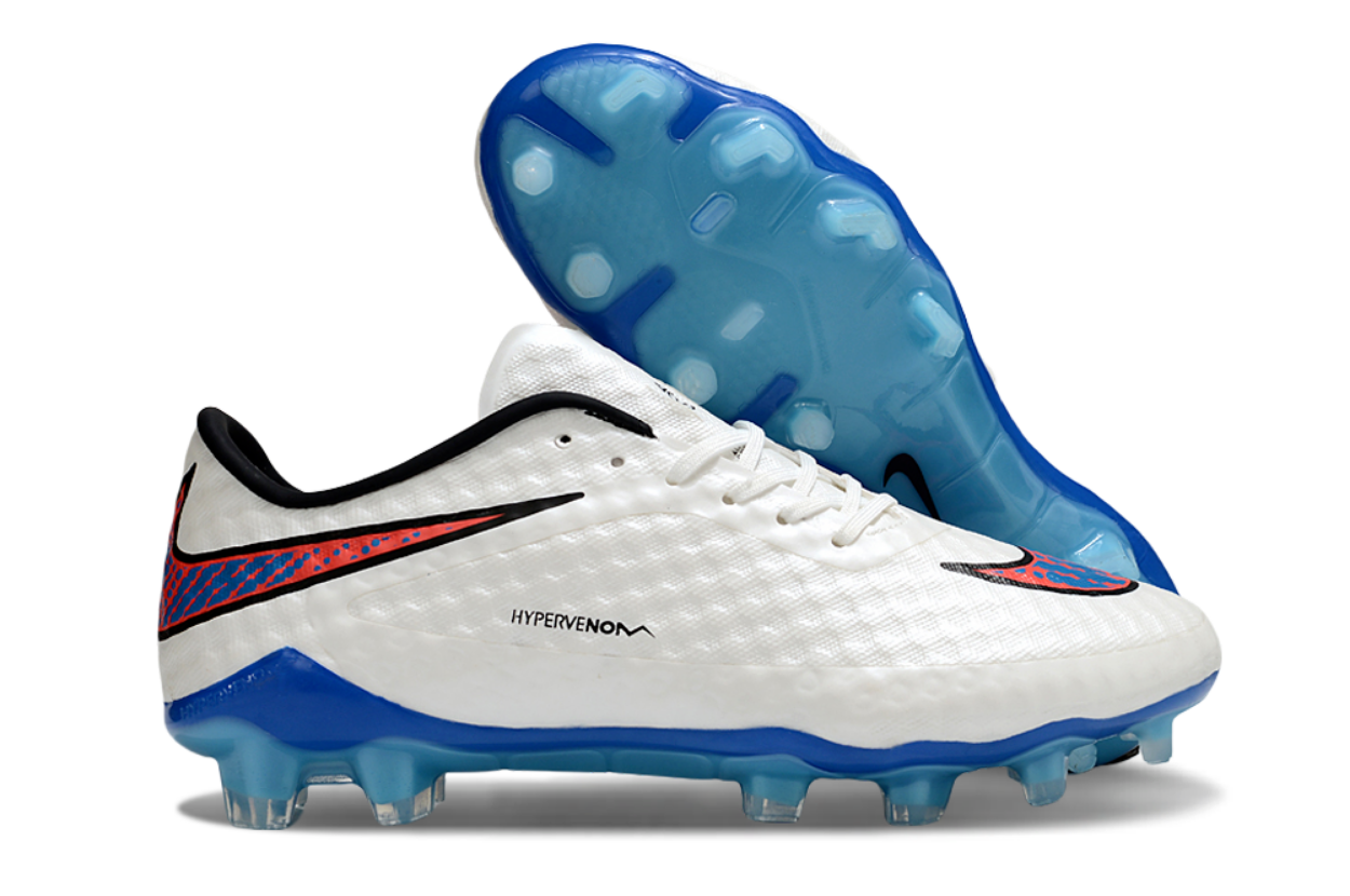 Hypervenom Regen Elite FG - White/Blue Lagoon