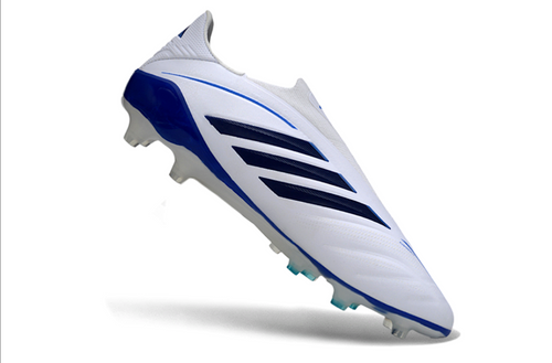 Copa Pure 4 Elite Laceless FG - White/Blue